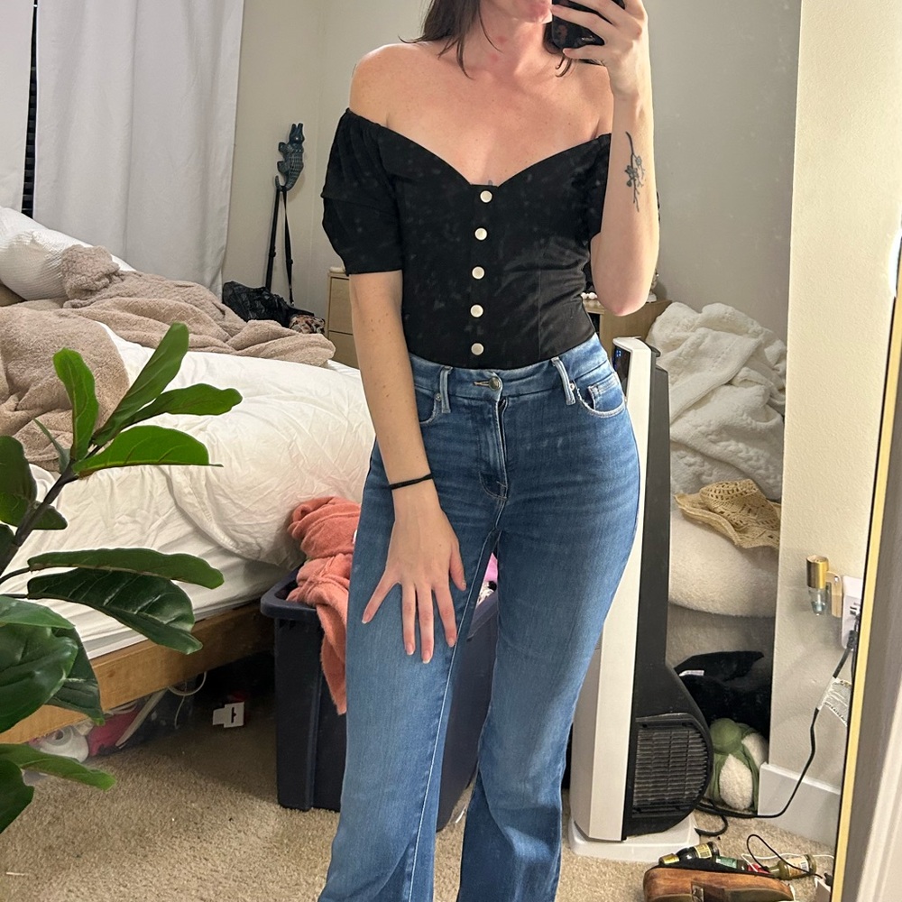 Forever 21 off the shoulder bodysuit
